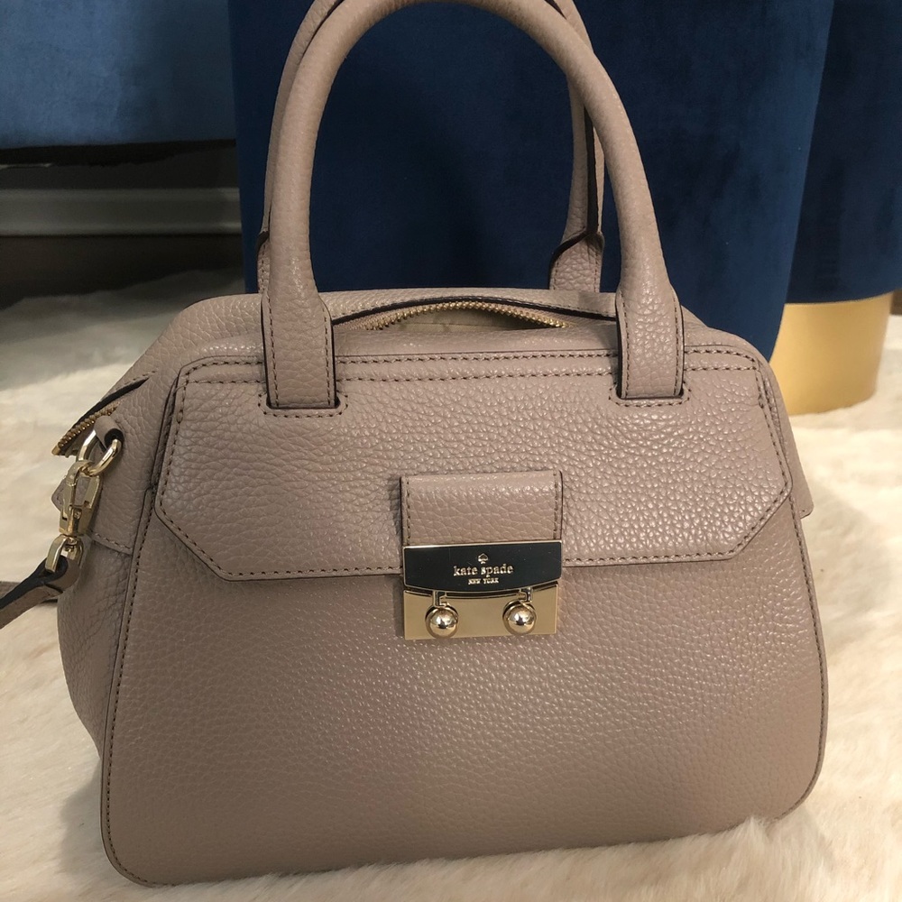 Kate spade ♠️ Beige leather bag, like new!